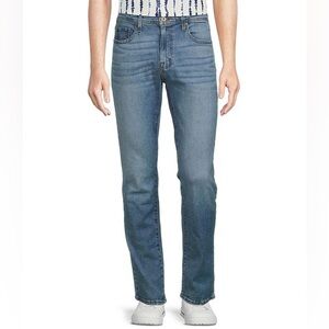 Cremieux Mens Premium Jeans 29X30 Straight Leg Stretch Light Blue NWT